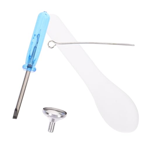 QUMIIRITY Mini Edelstahl Trichter Set für Kleine Urnenfüllung Leichtes Tragbares Kit mit Schraubendreher Löffel und Trichter für Haustier Schmuckurnen mit Enger Öffnung QUMIIRITY Mini Edelstahl Trichter Set für Kleine Urnenfüllung Leichtes Tragbares Kit mit Schraubendreher Löffel und Trichter für Haustier Schmuckurnen mit Enger Öffnung von QUMIIRITY