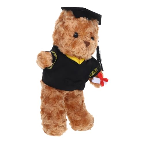 QUMIIRITY Plüschbär mit Doktorhut Großer Abschlussbär aus Plush Kuscheltier für Graduierung Dekoration für Absolventen Wiederverwendbar und für Feiern QUMIIRITY Plüschbär mit Doktorhut Großer Abschlussbär aus Plush Kuscheltier für Graduierung Dekoration für Absolventen Wiederverwendbar und für Feiern von QUMIIRITY