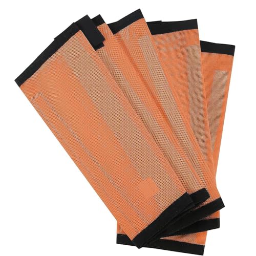 QUXVUIS 4 Paket/los Reitausrüstung Wiederverwendbare Pferd Fliegen Leggings Für Effizienz Moskito Beweis Bein Protektoren Tuch, Orange QUXVUIS 4 Paket/los Reitausrüstung Wiederverwendbare Pferd Fliegen Leggings Für Effizienz Moskito Beweis Bein Protektoren Tuch, Orange von QUXVUIS