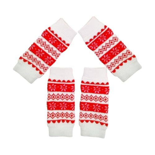 QUXVUIS 4 Stück Hunde Beinwärmer, bequem, exquisites Handwerk, ungiftig, geruchlos, Baumwolle, Haustier Kniewärmer. Haustier Kniestrümpfe, Hundesocken, Weihnachtsschnee, L QUXVUIS 4 Stück Hunde Beinwärmer, bequem, exquisites Handwerk, ungiftig, geruchlos, Baumwolle, Haustier Kniewärmer. Haustier Kniestrümpfe, Hundesocken, Weihnachtsschnee, L von QUXVUIS