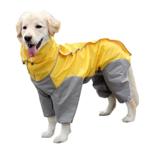 QUXVUIS Hunde Regenmantel, Winddicht, Schneejacke, warm, reflektierend, Overall, Haustiermantel, Frühling/Sommer, Kleidung, Wandern, Reisen, Outdoor, Gelb, Zwei"und"zwanzig QUXVUIS Hunde Regenmantel, Winddicht, Schneejacke, warm, reflektierend, Overall, Haustiermantel, Frühling/Sommer, Kleidung, Wandern, Reisen, Outdoor, Gelb, Zwei"und"zwanzig von QUXVUIS