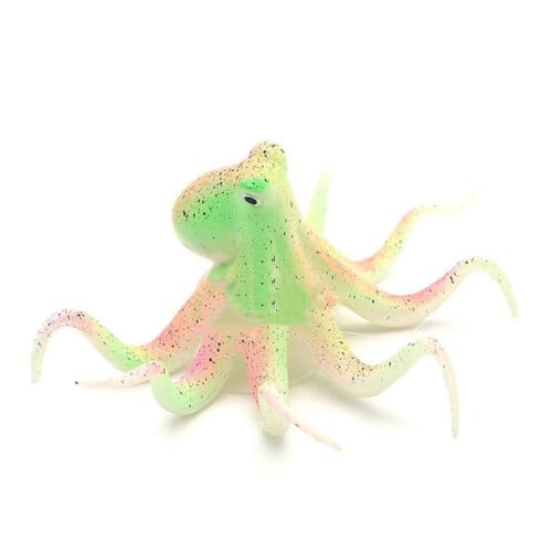 QUXVUIS Künstliches Aquarium Tier mit Sauger, Aquarium Simulation, Silikon, leuchtende, abnehmbare Dekoration, Heimtierbedarf, Grün QUXVUIS Künstliches Aquarium Tier mit Sauger, Aquarium Simulation, Silikon, leuchtende, abnehmbare Dekoration, Heimtierbedarf, Grün von QUXVUIS