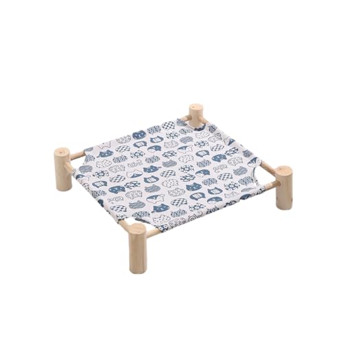 QUXVUIS Unsere Haustierhängematte aus Segeltuchstoff bietet Atmungsaktivität für einen perfekten Schlaf. Langlebige Katzen und Hundehängematte aus Holz, Weißer Katzenkopf, Trompete53*48 * 13 QUXVUIS Unsere Haustierhängematte aus Segeltuchstoff bietet Atmungsaktivität für einen perfekten Schlaf. Langlebige Katzen und Hundehängematte aus Holz, Weißer Katzenkopf, Trompete53*48 * 13 von QUXVUIS