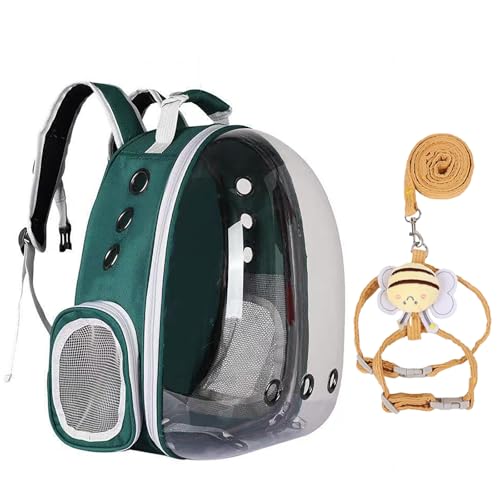 Transparenter Weltraumkapsel-Haustier-Rucksack, tragbarer Haustier-Rucksack, kann Katzen bis zu 13 Katzen unterbringen, mit einer niedlichen Leine, geeignet zum Wandern, Spazierengehen und Camping Transparenter Weltraumkapsel-Haustier-Rucksack, tragbarer Haustier-Rucksack, kann Katzen bis zu 13 Katzen unterbringen, mit einer niedlichen Leine, geeignet zum Wandern, Spazierengehen und Camping von QVK
