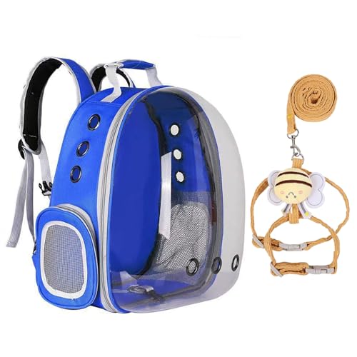 Transparenter Weltraumkapsel-Haustier-Rucksack, tragbarer Haustier-Rucksack, kann Katzen bis zu 13 Katzen unterbringen, mit einer niedlichen Leine, geeignet zum Wandern, Spazierengehen und Camping Transparenter Weltraumkapsel-Haustier-Rucksack, tragbarer Haustier-Rucksack, kann Katzen bis zu 13 Katzen unterbringen, mit einer niedlichen Leine, geeignet zum Wandern, Spazierengehen und Camping von QVK