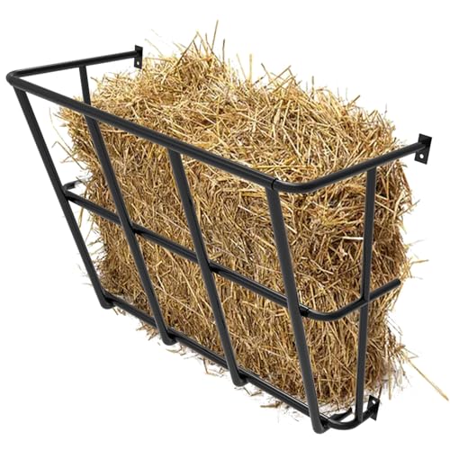 QVQE Heu-Futterstation Ziege, 45,7 Liter, mehrseitiges Ziegen-Heuhalter, robustes Eisen-Wand-Heuregal für Schafe mit abnehmbarer Kornschale, mühelose Installation auf dem Bauernhof, Ergiebigkeit .. QVQE Heu-Futterstation Ziege, 45,7 Liter, mehrseitiges Ziegen-Heuhalter, robustes Eisen-Wand-Heuregal für Schafe mit abnehmbarer Kornschale, mühelose Installation auf dem Bauernhof, Ergiebigkeit .. von QVQE