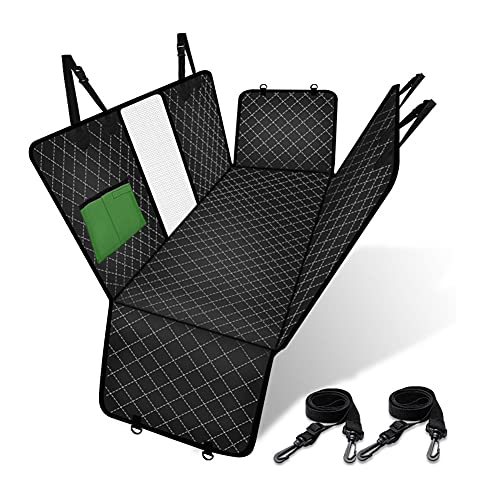 QWAXTRIW Hundewagensitz Abdeckung Blick Mesh Pet Hartness Auto Rücksitzkissen mit Reißverschluss und Fahrtasche Hängematte Sicherheitsschutzschutz von QWAXTRIW