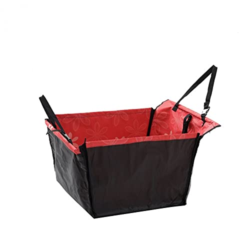 QWAXTRIW Pet Basket Hundewagen -Träger sicherer Fahrtblock Rücksitz Abdeckung Bett Beutel Wasserdichtes Korbklapp Hängematte (C) von QWAXTRIW