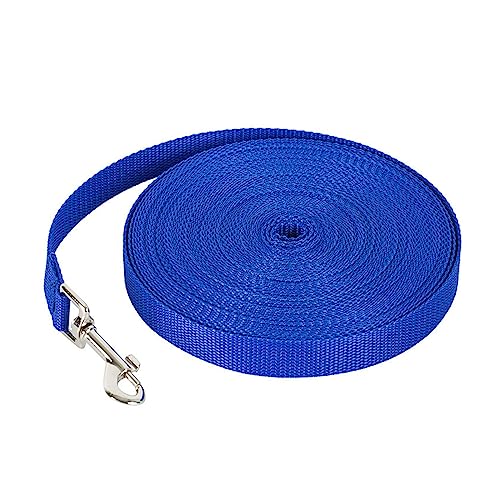 AISHANBAIHUODIAN 1,2 m-10 m Längere Haustier Leinen Seil Outdoor Training Laufen Hund Leine Gürtel PP Hunde Blei Fit for Chihuahua Kleine und Große Hund Produkt (Color : Blue, Size : XL 4.5M) von QWERTYUI