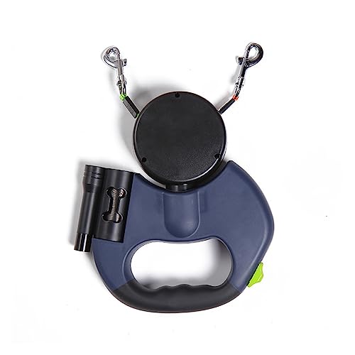 AISHANBAIHUODIAN 2 Farben Versenkbare Dual Doppel Haustier Leine Seil Null Verwicklung Spaziergang Fit for Zwei Hund Spaziergang Mit Dem Hund Einstellbare Haustier Leine Pet Liefert (Color : Blue-Dou AISHANBAIHUODIAN 2 Farben Versenkbare Dual Doppel Haustier Leine Seil Null Verwicklung Spaziergang Fit for Zwei Hund Spaziergang Mit Dem Hund Einstellbare Haustier Leine Pet Liefert (Color : Blue-Dou von QWERTYUI