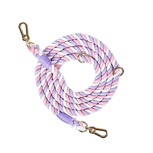 AISHANBAIHUODIAN 250 cm Hundeleine, handgefertigt, geflochtenes Baumwollseil, stark, schwer, Mehrfarbig, Hundeleinen, for Spaziergänge, Training, geeignet for kleine, mittelgroße und große Hunde (Col AISHANBAIHUODIAN 250 cm Hundeleine, handgefertigt, geflochtenes Baumwollseil, stark, schwer, Mehrfarbig, Hundeleinen, for Spaziergänge, Training, geeignet for kleine, mittelgroße und große Hunde (Col von QWERTYUI
