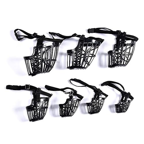AISHANBAIHUODIAN Anti-beißende Hundekorb-Maulkörbe, 7 Größen, Haustier-Mundmaske, passend for kleine, mittelgroße und große Hunde, Chihuahua, Windhund, Welpenzubehör (Color : Black-01, Size : XXXL) AISHANBAIHUODIAN Anti-beißende Hundekorb-Maulkörbe, 7 Größen, Haustier-Mundmaske, passend for kleine, mittelgroße und große Hunde, Chihuahua, Windhund, Welpenzubehör (Color : Black-01, Size : XXXL) von QWERTYUI