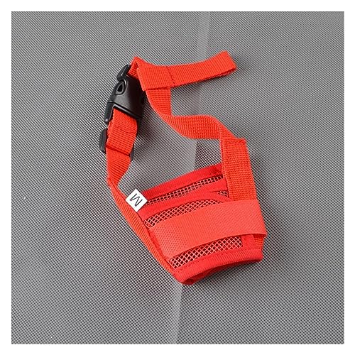 AISHANBAIHUODIAN Antibellender Hundemaulkorb, passend for kleine große Hunde, verstellbares Netz, atmungsaktiv, Maulkörbe for Haustiere, passend for Hunde, Nylongurte, Hundezubehör (Color : Red, Siz AISHANBAIHUODIAN Antibellender Hundemaulkorb, passend for kleine große Hunde, verstellbares Netz, atmungsaktiv, Maulkörbe for Haustiere, passend for Hunde, Nylongurte, Hundezubehör (Color : Red, Siz von QWERTYUI