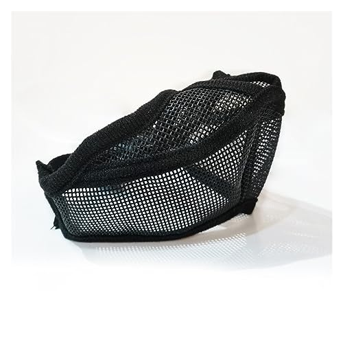 AISHANBAIHUODIAN Haustier Hund Einstellbare Maske Rinde Biss Mesh Mund Maulkorb Pflege Anti Stop Kauen Maulkorb Haustiere Zubehör Fit for Kleine, Mittlere Hunde (Color : Black, Size : S) von QWERTYUI