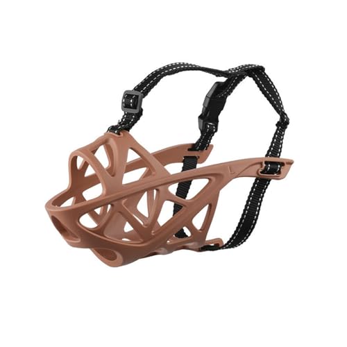 AISHANBAIHUODIAN Haustier Hund Mund Maulkorb Sicherheit Hund Anti-beißen Maulkorb Fit for Atmungsaktive Kauen Maske Einstellbare Maske Haustier Hund Rinde beißen Maulkorb Hund Liefert (Color : Khaki AISHANBAIHUODIAN Haustier Hund Mund Maulkorb Sicherheit Hund Anti-beißen Maulkorb Fit for Atmungsaktive Kauen Maske Einstellbare Maske Haustier Hund Rinde beißen Maulkorb Hund Liefert (Color : Khaki von QWERTYUI