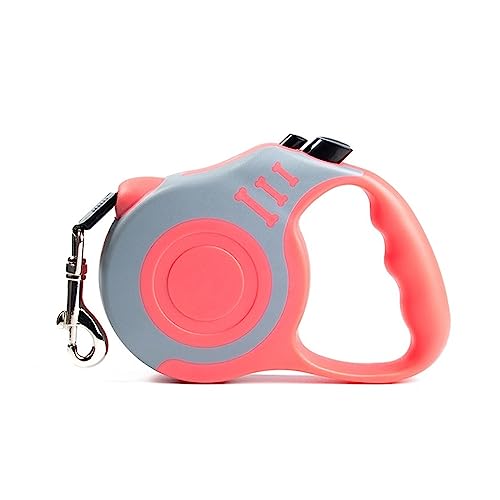 AISHANBAIHUODIAN Hundeleine, 3 m, 5 m, langlebig, automatisch einziehbar, aus Nylon, Katzenleine, Verlängerung, for Welpen, Spaziergänge, Laufen, Roulette, passend for Hunde (Color : Upgrade red, SI AISHANBAIHUODIAN Hundeleine, 3 m, 5 m, langlebig, automatisch einziehbar, aus Nylon, Katzenleine, Verlängerung, for Welpen, Spaziergänge, Laufen, Roulette, passend for Hunde (Color : Upgrade red, SI von QWERTYUI