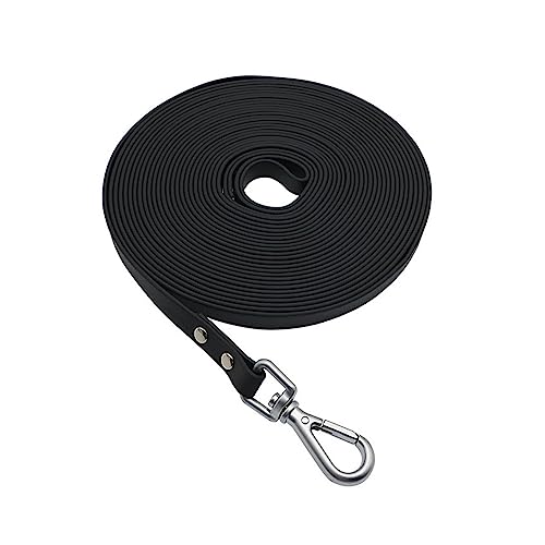 AISHANBAIHUODIAN Hundeleine, Lange PVC-Leinen, leicht zu reinigen, Traktionsleine, passend for kleine, mittelgroße und große Hunde, Gehtraining, Haustierleinen, wasserdicht (Color : Black, Size : 2X AISHANBAIHUODIAN Hundeleine, Lange PVC-Leinen, leicht zu reinigen, Traktionsleine, passend for kleine, mittelgroße und große Hunde, Gehtraining, Haustierleinen, wasserdicht (Color : Black, Size : 2X von QWERTYUI