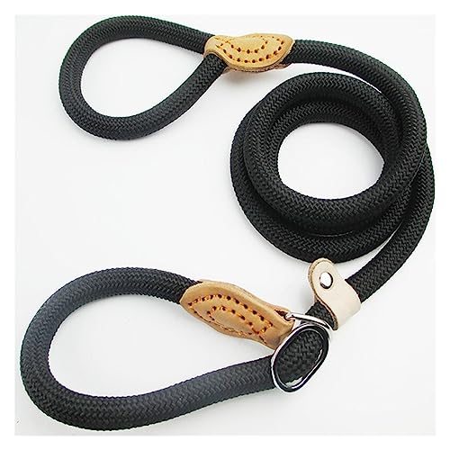 AISHANBAIHUODIAN Hundeleine, Rutschseil, Leine, robust, geflochtenes Seil, verstellbare Schlaufe, Halsband, Trainingsleinen, passend for mittelgroße und große Hunde (Color : Black, Size : 0.8x180cm AISHANBAIHUODIAN Hundeleine, Rutschseil, Leine, robust, geflochtenes Seil, verstellbare Schlaufe, Halsband, Trainingsleinen, passend for mittelgroße und große Hunde (Color : Black, Size : 0.8x180cm von QWERTYUI