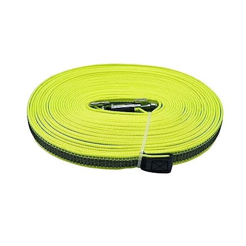 AISHANBAIHUODIAN Lange Hundeleine, 5 m, 10 m, 15 m, Haustierleine, rutschfestes Gummi-Trainingsseil, reflektierende Hundeleinen, passend for kleine, mittelgroße und große Hunde (Color : Green, Size AISHANBAIHUODIAN Lange Hundeleine, 5 m, 10 m, 15 m, Haustierleine, rutschfestes Gummi-Trainingsseil, reflektierende Hundeleinen, passend for kleine, mittelgroße und große Hunde (Color : Green, Size von QWERTYUI