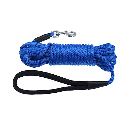 AISHANBAIHUODIAN Lange Leine for Hunde (Color : Blue, Size : 10mmX15m) von QWERTYUI