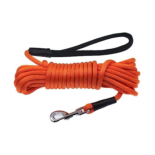 AISHANBAIHUODIAN Lange Leine for Hunde (Color : Orange, Size : 10mmX9m) von QWERTYUI