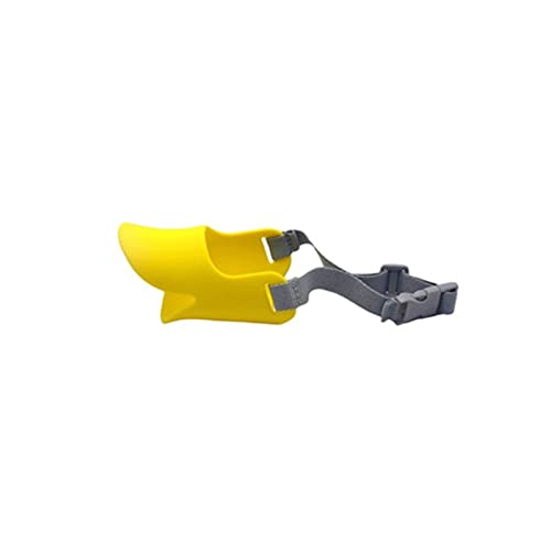 AISHANBAIHUODIAN Maulkorb for Hunde, bellende Hunde, Silikon, klein, passend for Maulkorb, Maulkörbe, Maske, Stopper for große Hunde, Anti-Mund-Haustierbiss-Zubehör, Entenhaustier (Color : Yellow, S AISHANBAIHUODIAN Maulkorb for Hunde, bellende Hunde, Silikon, klein, passend for Maulkorb, Maulkörbe, Maske, Stopper for große Hunde, Anti-Mund-Haustierbiss-Zubehör, Entenhaustier (Color : Yellow, S von QWERTYUI
