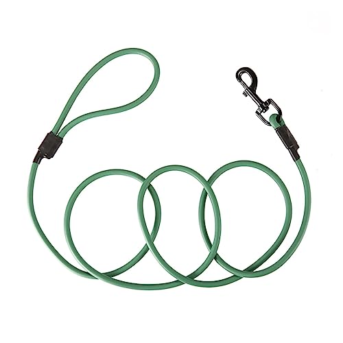 AISHANBAIHUODIAN wasserdichte Hundeleine, langlebige Trainingsleine, Lange Leine for den Außenbereich, 1,5 m, 2,1 m, passend for Hundetraining, Strand, Hof, Camping, Schwimmen (Color : Green, Size : von QWERTYUI