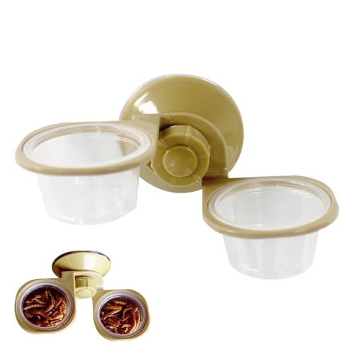 Schalen for Reptilien und Amphibien, Wasserschale for Reptilien, Futterspender for Reptilien mit Saugnapf, Futterspender for Reptilien mit Doppelschale, Chamäleon, Futter- und Wasserschale for Reptili Schalen for Reptilien und Amphibien, Wasserschale for Reptilien, Futterspender for Reptilien mit Saugnapf, Futterspender for Reptilien mit Doppelschale, Chamäleon, Futter- und Wasserschale for Reptili von QWFVHJ