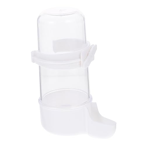 Wellensittich-Futterspender for Käfige, Vogelkäfig-Futterspender, Vogelkäfig-Wasserfutterspender, automatische Vogeltränke, Vogelbadschale, hängender Vogelfutterspender von QWFVHJ
