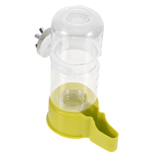 Wellensittich-Futterspender for Käfige, Vogelkäfig-Futterspender, Vogelkäfig-Wasserfutterspender, automatischer Spender, Papageien-Wasserhalter, robust, einfach zu bedienen for Heimvögel von QWFVHJ