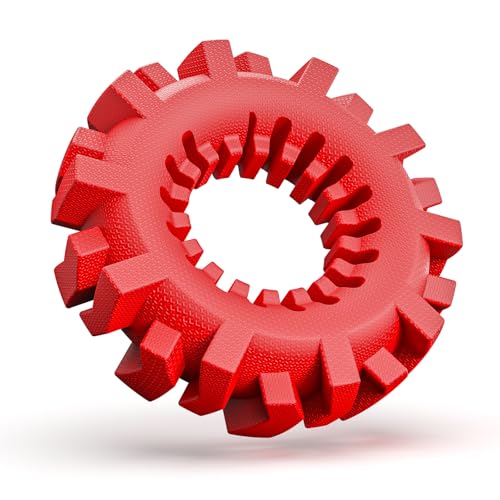 QWKNY Tire Dog Chew Toy for Aggressive Chewers - Heavy Duty Natural Rubber, Beef Scented Durable Interactive Puzzle Toy for Small, Medium and Large Dogs QWKNY Tire Dog Chew Toy for Aggressive Chewers - Heavy Duty Natural Rubber, Beef Scented Durable Interactive Puzzle Toy for Small, Medium and Large Dogs von QWKNY