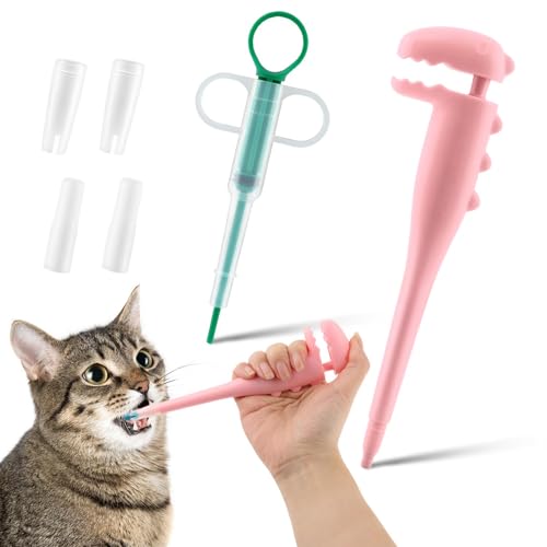 QWLWBU Haustier-Pillen-Shooter, Pillen-Shooter für Katzen, Pillen-Shooter, Haustier-Pillenspender, Katzentablette, weiche Spitze, Spritze, Haustier-Medikamentenspender für kleine Tiere (Farbe: Rosa) QWLWBU Haustier-Pillen-Shooter, Pillen-Shooter für Katzen, Pillen-Shooter, Haustier-Pillenspender, Katzentablette, weiche Spitze, Spritze, Haustier-Medikamentenspender für kleine Tiere (Farbe: Rosa) von QWLWBU