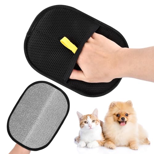 QWLWBU Tierhaarentferner, wiederverwendbare Tierhaarentfernungshandschuhe, vielseitige Haustier-Pflegehandschuhe zum Waschen, Enthaaren, Fellpflege, Katzen- und Hundehaarentferner für Couch, Möbel QWLWBU Tierhaarentferner, wiederverwendbare Tierhaarentfernungshandschuhe, vielseitige Haustier-Pflegehandschuhe zum Waschen, Enthaaren, Fellpflege, Katzen- und Hundehaarentferner für Couch, Möbel von QWLWBU