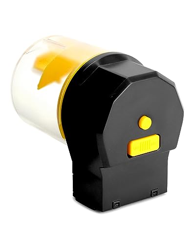 QWORK® Automatischer Futterautomat Aquarium, Urlaubs-Fischfutterspender mit Timer, 12/24 Stunden regelmäßige Fütterung, 210 ml großes Fassungsvermögen QWORK® Automatischer Futterautomat Aquarium, Urlaubs-Fischfutterspender mit Timer, 12/24 Stunden regelmäßige Fütterung, 210 ml großes Fassungsvermögen von QWORK