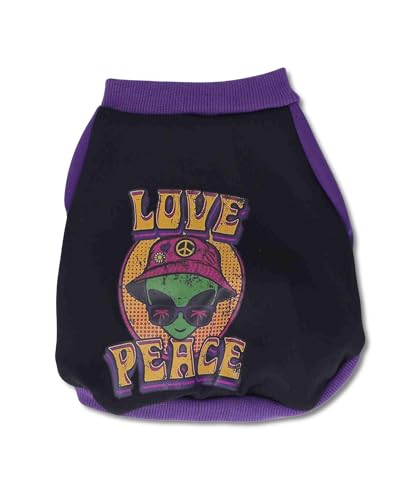 Warm Dog Sweater with Alien Print - Hundepullover Fleece, Mittelgroße Hunde, Bequeme & Atmungsaktive Hunde-Jacke, Pflegeleicht, & Winter, Soft Material von QWUUYEC