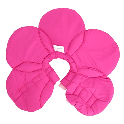 Einstellbarer Pet -Kegelkragen - Weicher Schwamm, leichte Sonnenblumenform + Wundschutz für Katzen und Hunde Genesung (Type 7) von QWUUYEC
