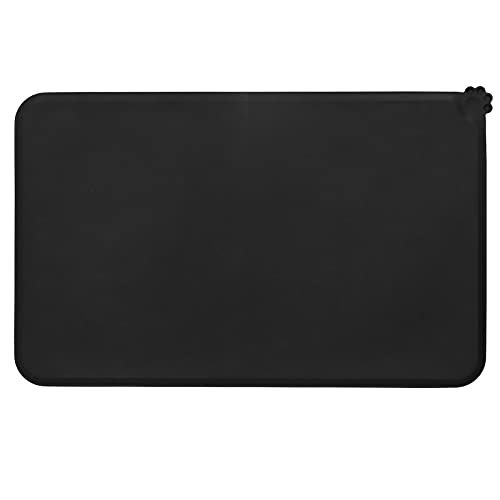 Haustier -Fütterungsmatte - Hochgezogene Kanten -Silikon -Placemat, Verschüttungsschutz, Nicht -Slip -Langlebende, ideal für Hund- und Katzenschalen, leicht zu reinigen und (Type 3) von QWUUYEC