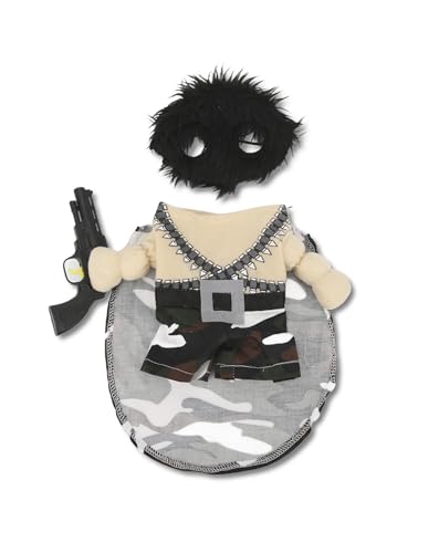 Hundekostüm -Outfit - atmungsaktive weiche Polyester -Haustierkleidung für die Halloween -Weihnachtsfeier und die tägliche Kleidung (Type 3) von QWUUYEC