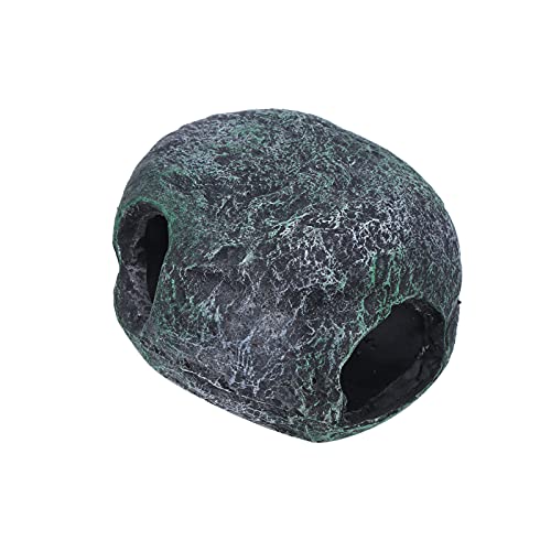 QWUUYEC Fish Hiding House – Ressourcenstein für Aquarien mit 3 Höhlen + ungiftig und langlebig + ideal für Cichliden und andere Fische im Tank QWUUYEC Fish Hiding House – Ressourcenstein für Aquarien mit 3 Höhlen + ungiftig und langlebig + ideal für Cichliden und andere Fische im Tank von QWUUYEC