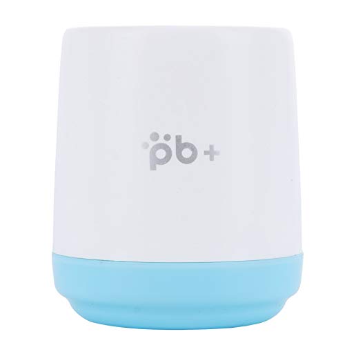 QWUUYEC Haustierreiniger Tasse Doppel sauberes Bürsten Haar 360 ° Rotation Weiches Silikonmaterial für kleine Hunde Teddy Mops Corgi Shiba Inu [tragbare Schmutzentfernung] (Blue) von QWUUYEC
