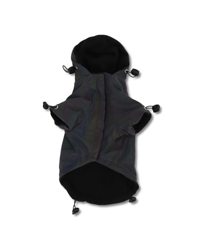Reflektierende Hundemantel Verstellbares winddes Hund kaltes Wettermantel für kleine und mittlere Hunde (Type 3) von QWUUYEC