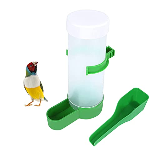 QX-Pet Supplies 1 Packung Automatischer Vogelfutterspender Futterspender zum Aufhängen im Vogelkäfig für Papageien, Wellensittiche, Nymphensittiche, Liebesvögel, 150 ml von QX-Pet Supplies