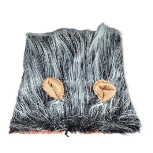 Löwenmähne für Hunde, Löwenmähne-Kostüm für Hunde, realistische Schwarze Löwenmähne-Perücke für Hunde, Halloween-Kostüm, Löwenmähne für Hunde mit Schwanz und Ohren für mittelgroße und große Hunde Löwenmähne für Hunde, Löwenmähne-Kostüm für Hunde, realistische Schwarze Löwenmähne-Perücke für Hunde, Halloween-Kostüm, Löwenmähne für Hunde mit Schwanz und Ohren für mittelgroße und große Hunde von QYJLOFMVE