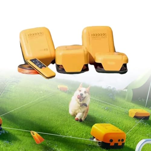 QYOEGSQ Interaktives Hundespielzeug, Köderkursmaschine für Hunde, Agility-Trainingsausrüstung, Haustier-Jagdspielzeug, verstellbare Länge, 30 Minuten Laufzeit, für Haustier-Outdoor-Spiele QYOEGSQ Interaktives Hundespielzeug, Köderkursmaschine für Hunde, Agility-Trainingsausrüstung, Haustier-Jagdspielzeug, verstellbare Länge, 30 Minuten Laufzeit, für Haustier-Outdoor-Spiele von QYOEGSQ