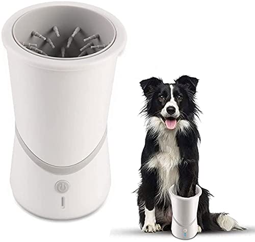 QZWGZ Automatischer Fußwaschbecher für Haustiere, tragbar, elektrisch, mit Massagefunktion von QZWGZ