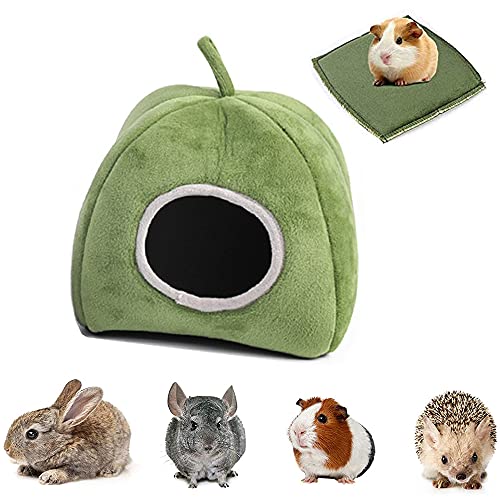 Qanye Hamster Haus Bett, Meerschweinchen Haus, Bett für kleine Tiere, Kleintierbett Hamster, Hamster Nest, Hamster House, mit Aufhängeöse, für Hamster, Chinchillas, Meerschweinchen, Kleintiere Qanye Hamster Haus Bett, Meerschweinchen Haus, Bett für kleine Tiere, Kleintierbett Hamster, Hamster Nest, Hamster House, mit Aufhängeöse, für Hamster, Chinchillas, Meerschweinchen, Kleintiere von Qanye