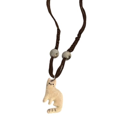 Verstellbare Katzen Anhänger Halskette Retro Schlangeblikaner Kette Für Frauen Und Mädchen Modische Katzen Themenzubehör Verstellbare Anhänger Halskette Verstellbare Katzen Anhänger Halskette Retro Schlangeblikaner Kette Für Frauen Und Mädchen Modische Katzen Themenzubehör Verstellbare Anhänger Halskette von Qaonsciug