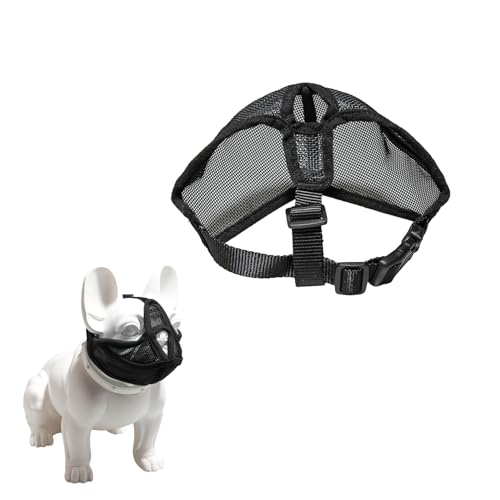 Französische Bulldogge Maulkorb, Maulkorb für Abgeflachter Hundemaulkorb Verstellbare Mesh-Kopfgurt Kurze Schnauzen Hund, Bulldogge Maulkorb Anti-Beißen, Kauen, Bellen Französische Bulldogge Maulkorb, Maulkorb für Abgeflachter Hundemaulkorb Verstellbare Mesh-Kopfgurt Kurze Schnauzen Hund, Bulldogge Maulkorb Anti-Beißen, Kauen, Bellen von Qaziuy