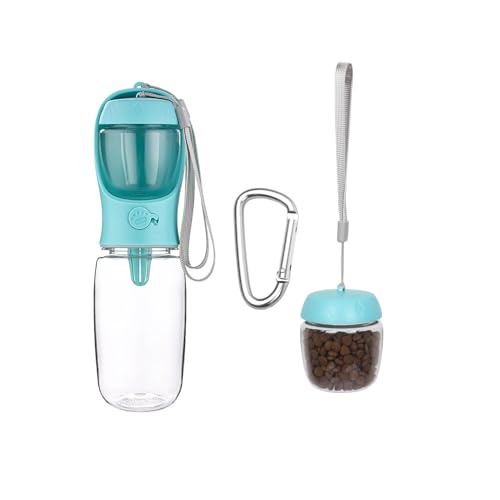 Trinkflasche Wasserflasche Hunde für Unterwegs,550ml Tragbare Hundeflasche Unterwegs Auslaufsichere Hundetrinkflasche mit 150ml Futterbehälter Haustierzubehör für Wandern und Reisen Trinkflasche Wasserflasche Hunde für Unterwegs,550ml Tragbare Hundeflasche Unterwegs Auslaufsichere Hundetrinkflasche mit 150ml Futterbehälter Haustierzubehör für Wandern und Reisen von Qaziuy