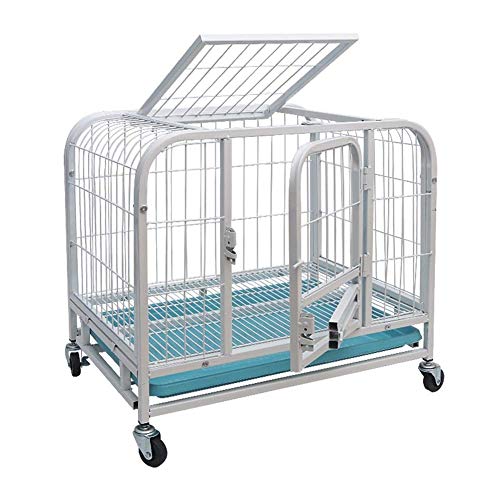 Qazxsw Hundekäfig Teddy Indoor Kleines Goldenes Haar Großes Haustier Mit Toilettenzwinger Katzenkaninchentoilette von Qazxsw